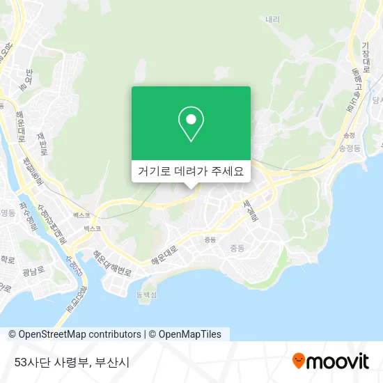 53사단 사령부 지도