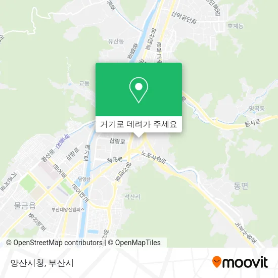 양산시청 지도