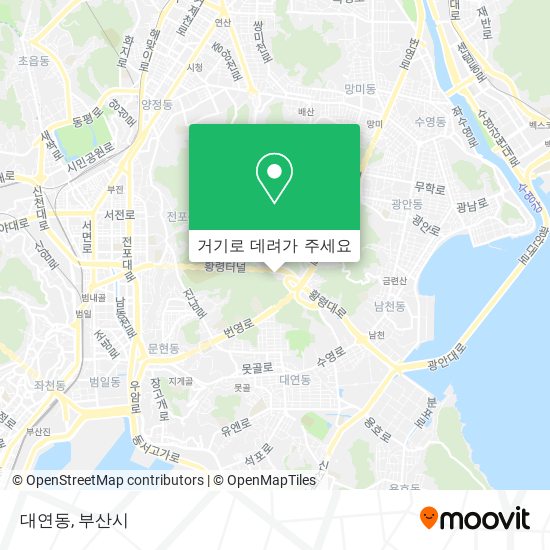 대연동 지도