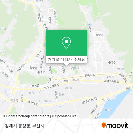 김해시 동상동 지도