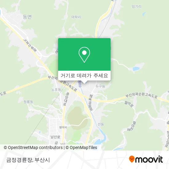 금정경륜장 지도