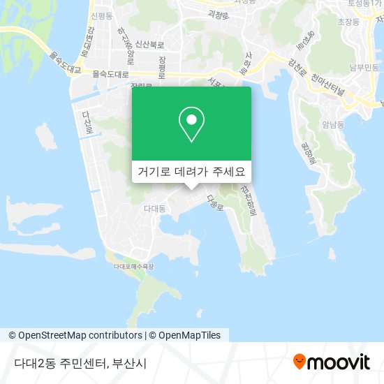 다대2동 주민센터 지도