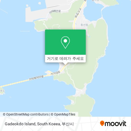 Gadeokdo Island, South Koeea 지도