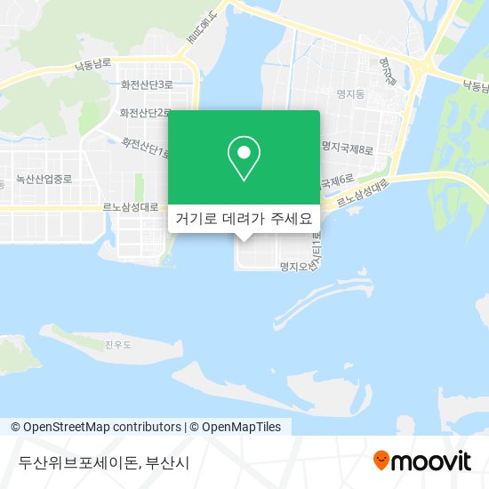 두산위브포세이돈 지도