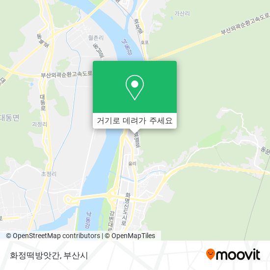 화정떡방앗간 지도
