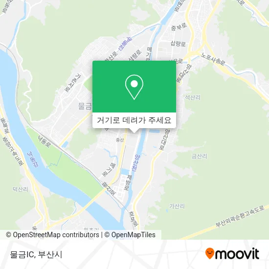 물금IC 지도