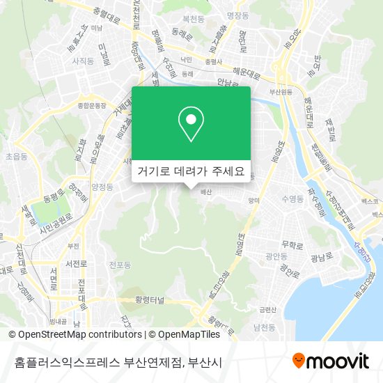 홈플러스익스프레스 부산연제점 지도