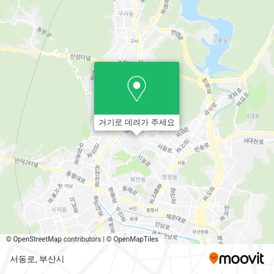 서동로 지도