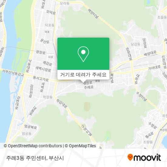 주례3동 주민센터 지도