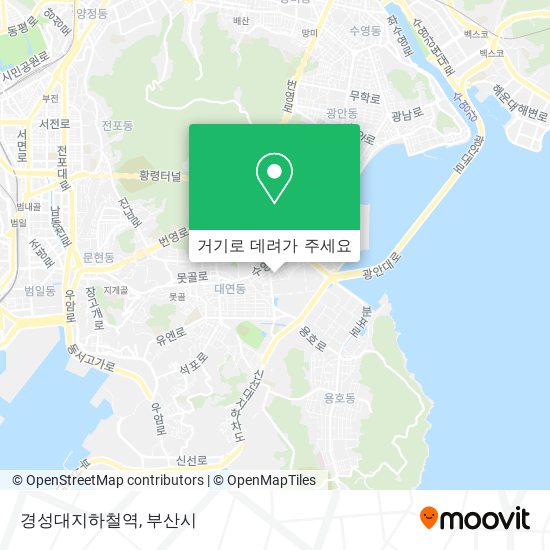 경성대지하철역 지도
