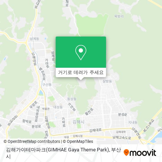 김해가야테마파크(GIMHAE Gaya Theme Park) 지도