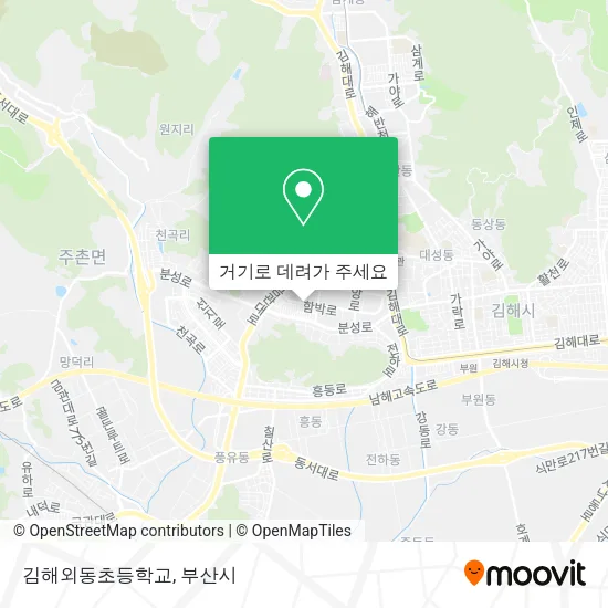 김해외동초등학교 지도