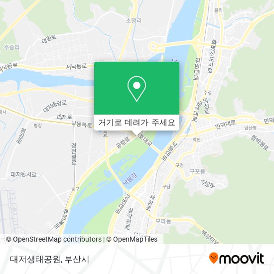 대저생태공원 지도