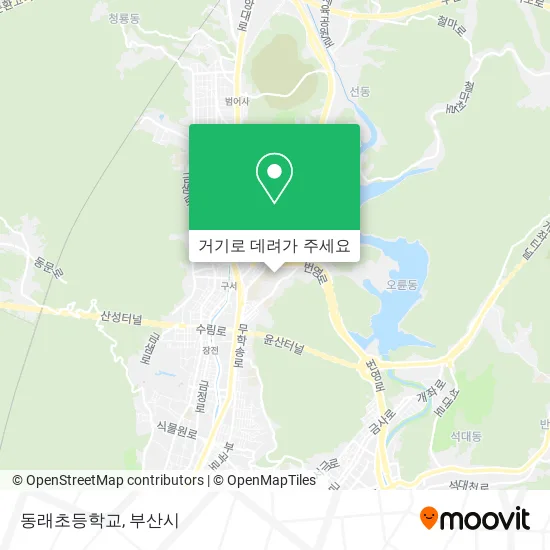 동래초등학교 지도