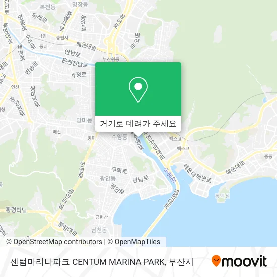 센텀마리나파크 CENTUM MARINA PARK 지도