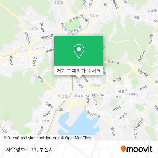 자유평화로 11 지도