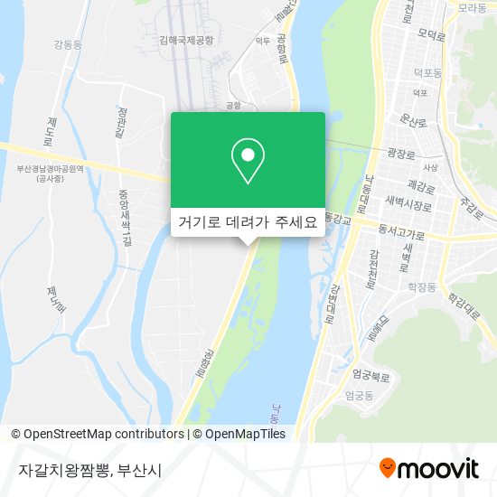 자갈치왕짬뽕 지도