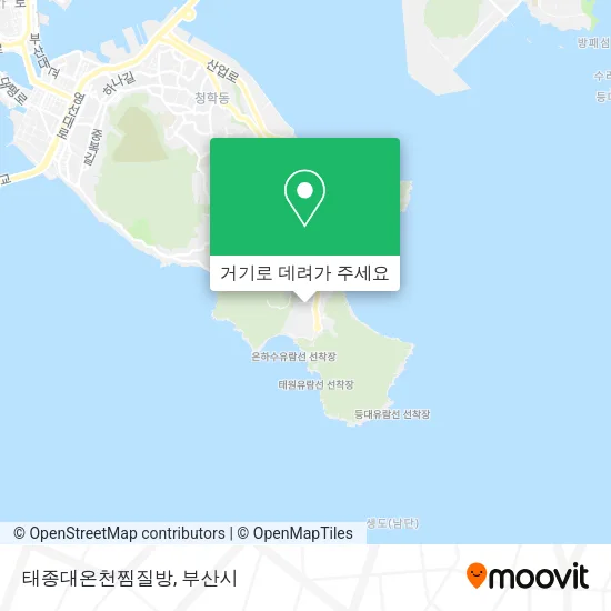 태종대온천찜질방 지도