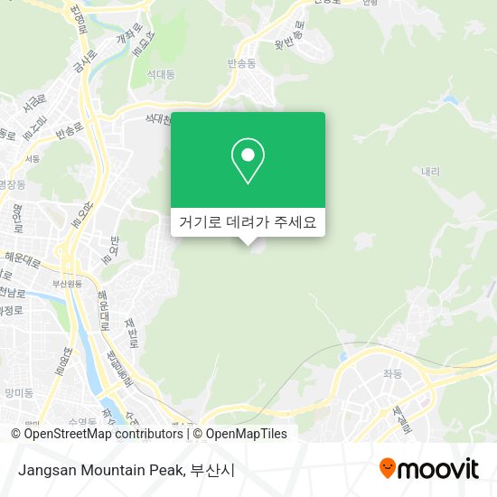Jangsan Mountain Peak 지도