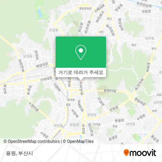 용원 지도