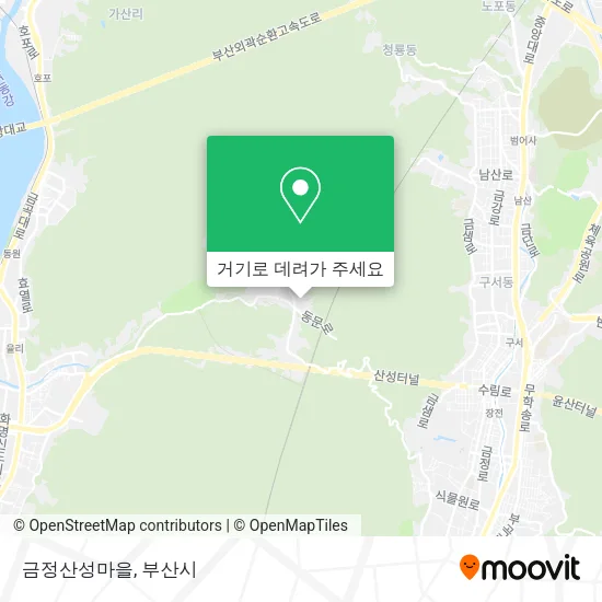 금정산성마을 지도