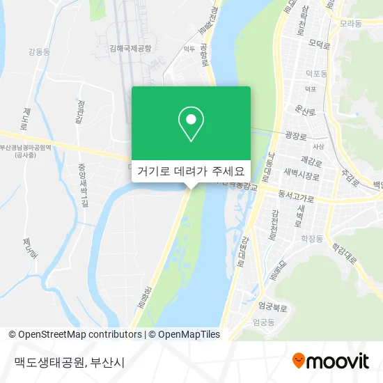맥도생태공원 지도
