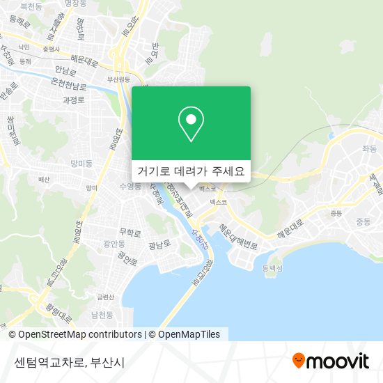 센텀역교차로 지도