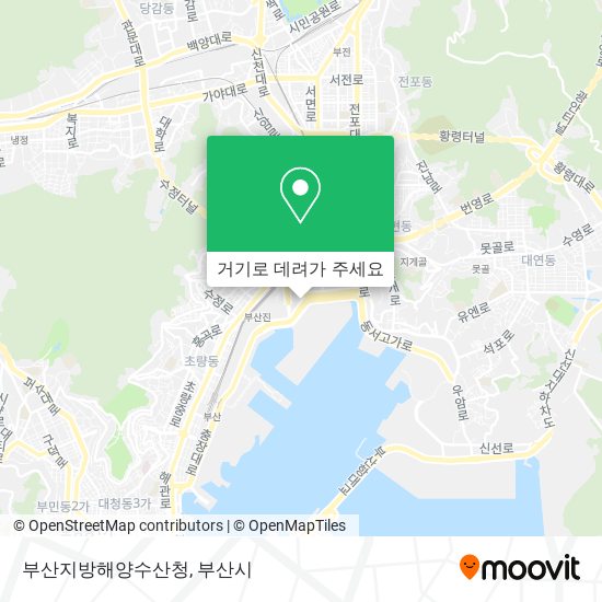 부산지방해양수산청 지도