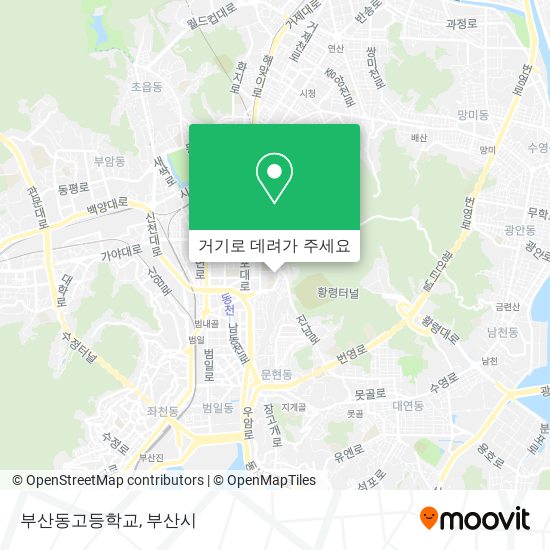 부산동고등학교 지도