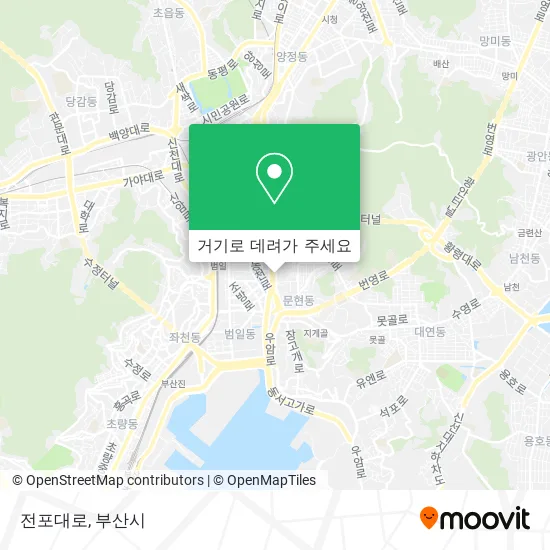 전포대로 지도