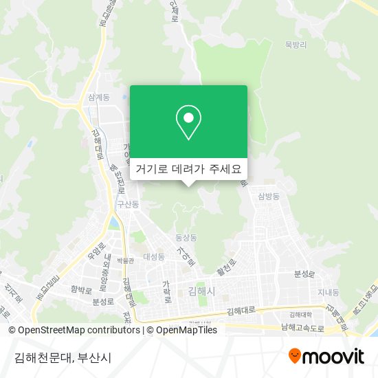 김해천문대 지도