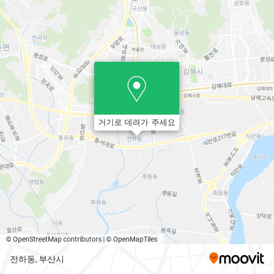 전하동 지도