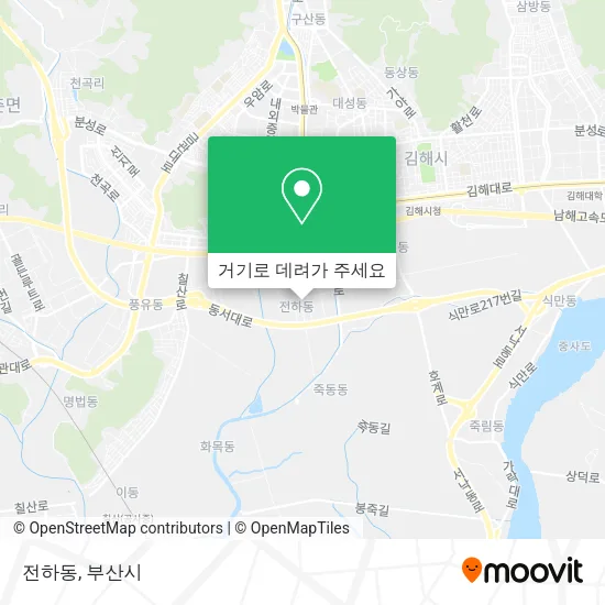 전하동 지도