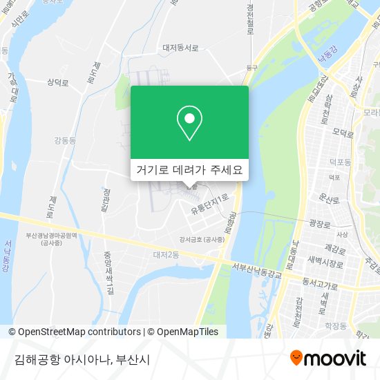 김해공항 아시아나 지도