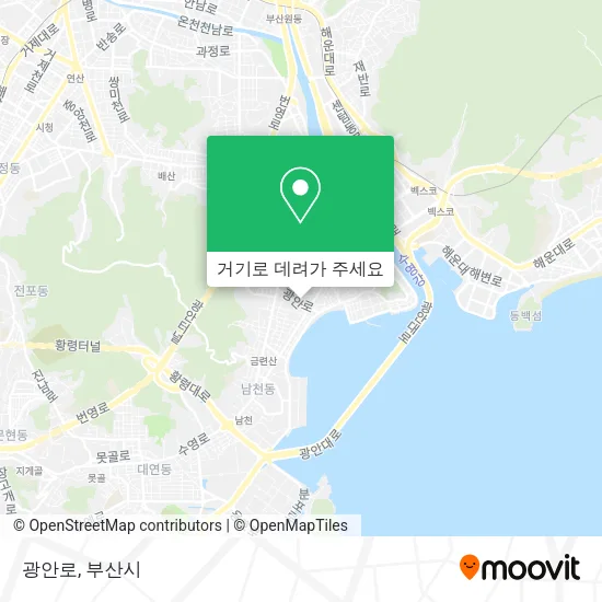 광안로 지도