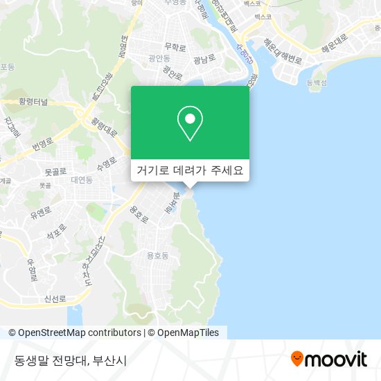 동생말 전망대 지도