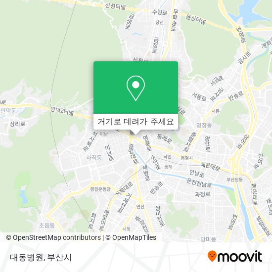 대동병원 지도