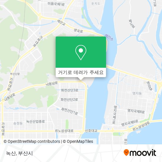 녹산 지도