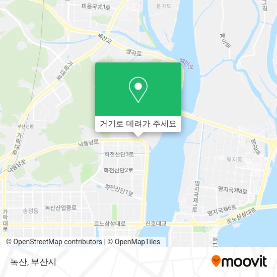 녹산 지도