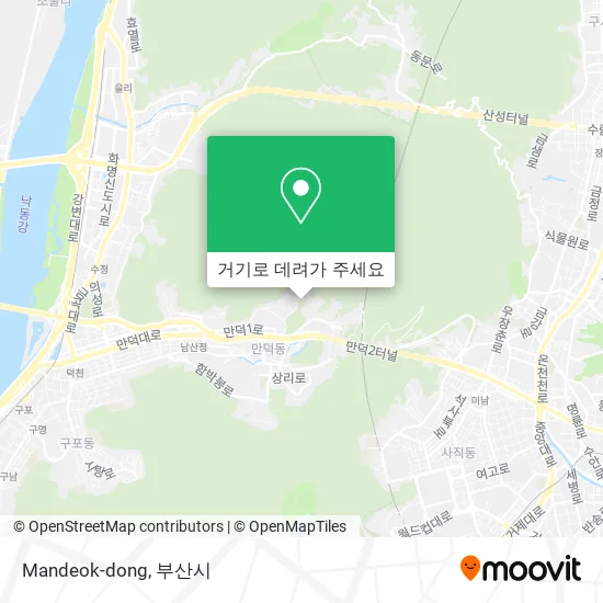 Mandeok-dong 지도