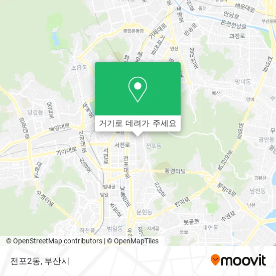 전포2동 지도