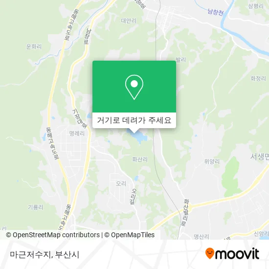 마근저수지 지도