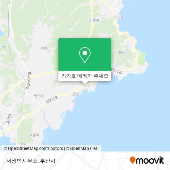 서생면사무소 지도