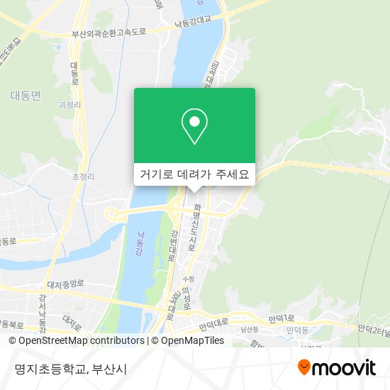 명지초등학교 지도