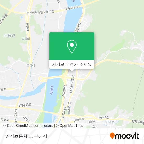 명지초등학교 지도