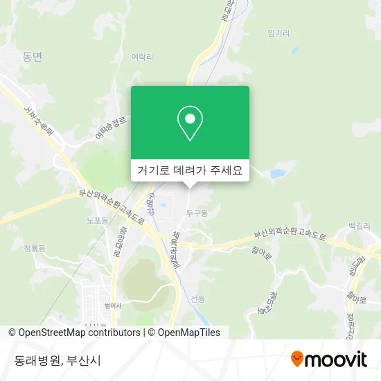동래병원 지도