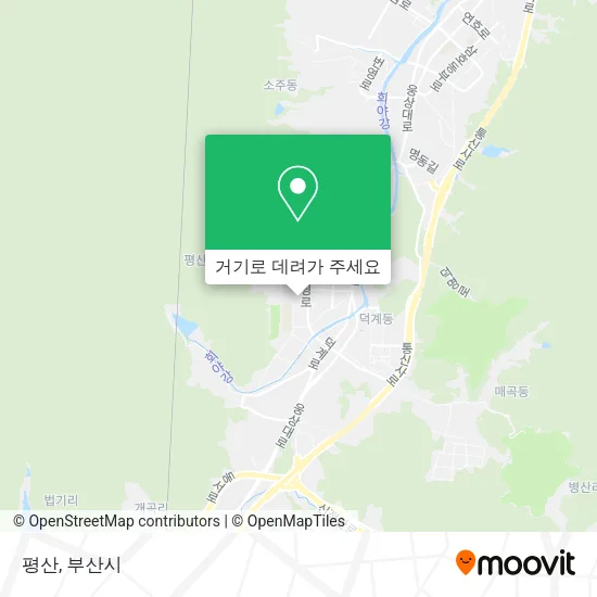 평산 지도