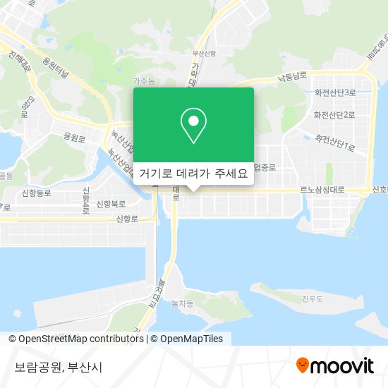 보람공원 지도