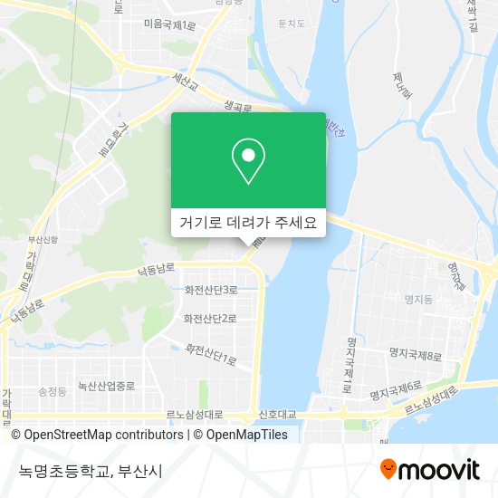 녹명초등학교 지도