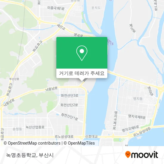 녹명초등학교 지도